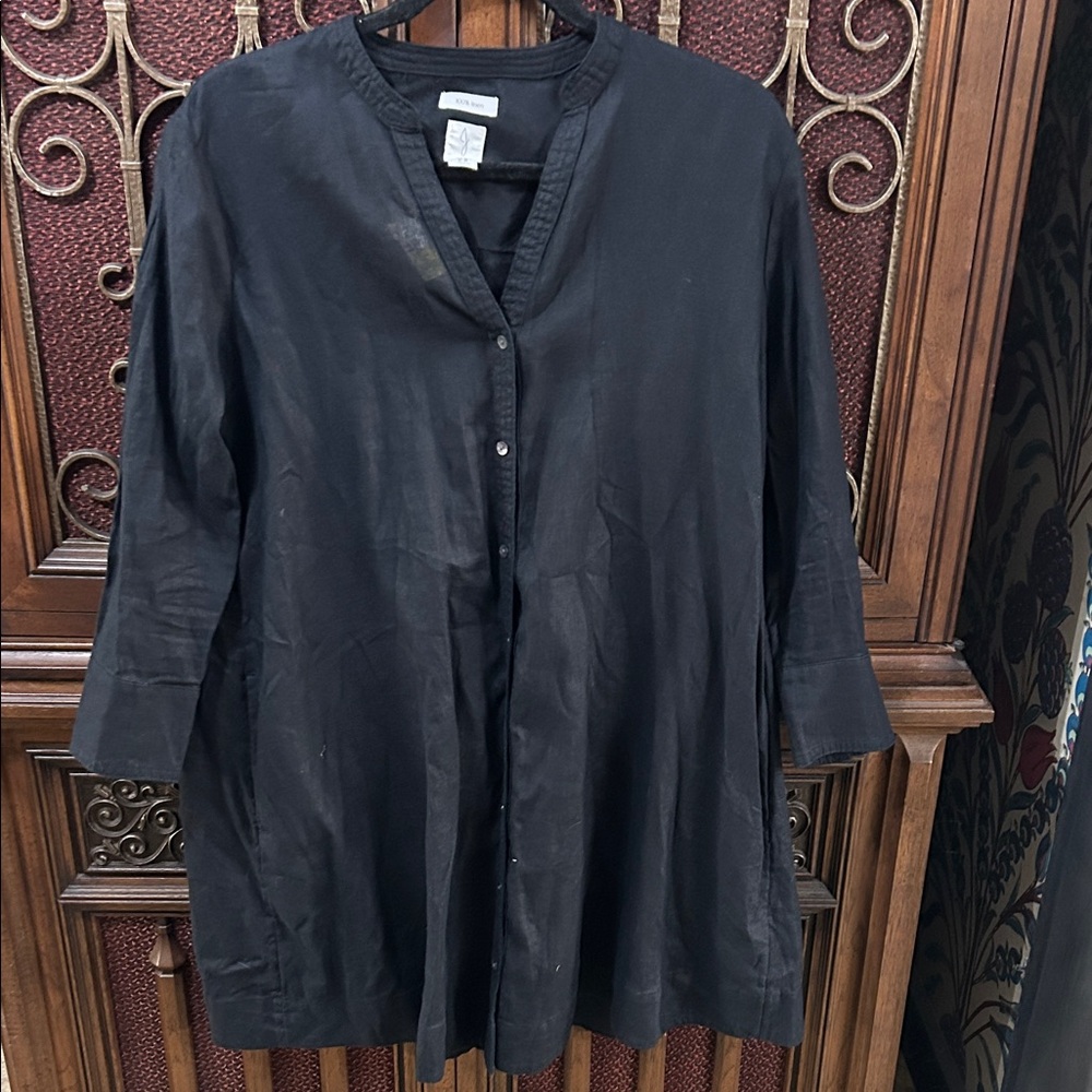 Joie Black Linen Dress